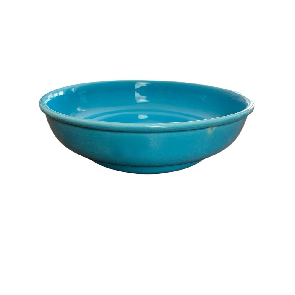 Vintage Original 1940s  Betty Crocker Promo Bowl Turquoise 8- 1/2 x 2-3/4 inch